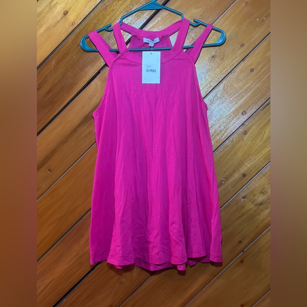 Pink dressy tank top